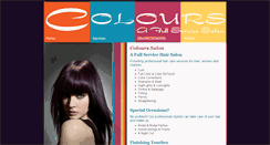 Desktop Screenshot of colours-hairsalon.com